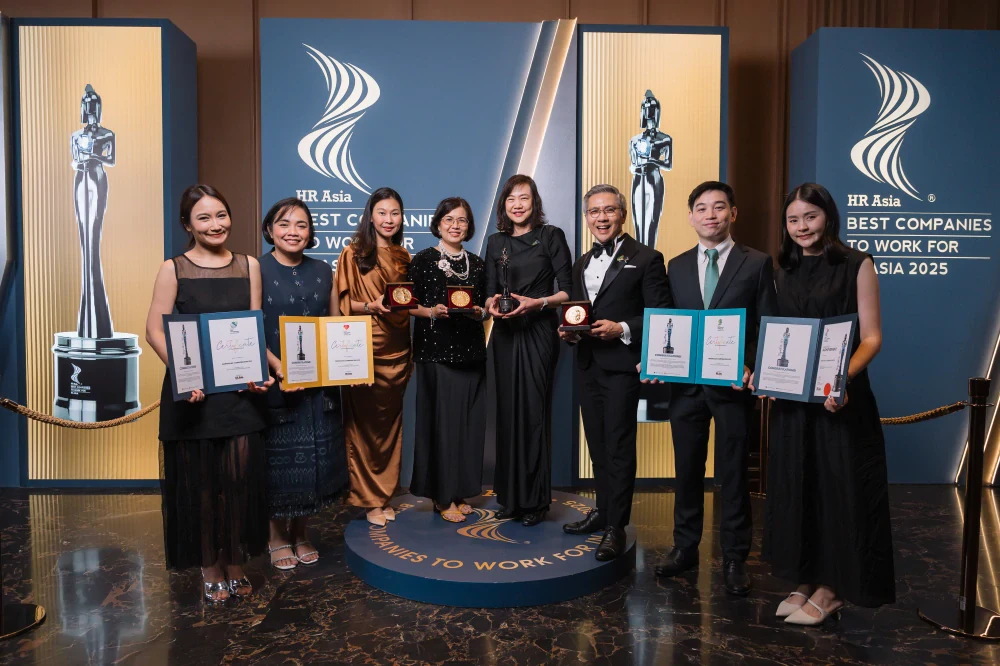 บางจากฯ คว้า 4 รางวัลแห่งความภาคภูมิใจ จากเวที HR ASIA ครอง HR Asia Best Companies to Work for in Asia 2025 ต่อเนื่อง 4 ปีซ้อน ตอกย้ำความเป็นเลิศในการพัฒนาและดูแลบุคลากร
